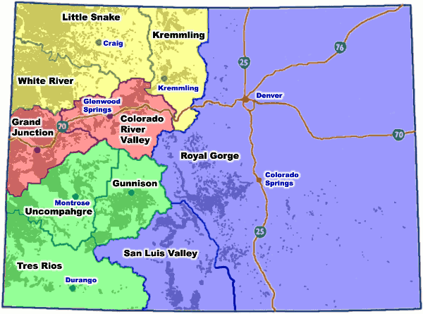 BLM Colorado Map