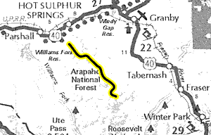 Beaver Creek map - area