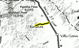 Spring Creek map - area