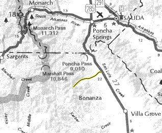 Alder Creek map - area