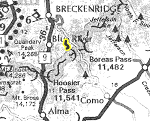 Dyersville map - area