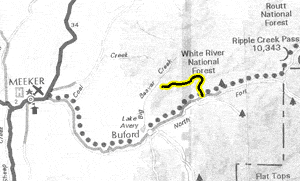 Fawn Creek map - area