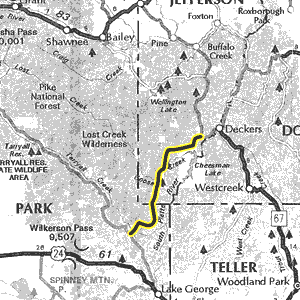 Goose Creek map - area