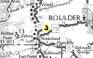 Gordon Gulch map - area