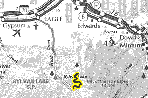 Hat Creek map - area