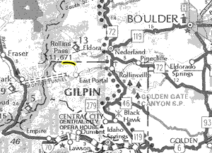 Jenny Creek map - area