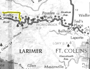 Kelly Flats map - area