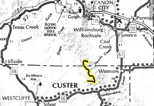 Locke Mountain map - area