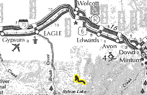Old Fulford map - area