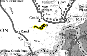 Owl Mountain Lookout map - area